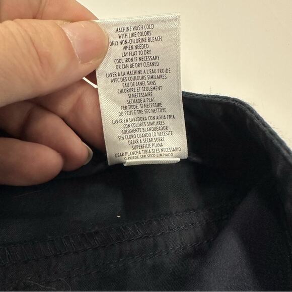 Vintage Casual Corner Women’s Navy Blue Wide Leg Ankle-Length Pants, Size 2 - Picture 8 of 9